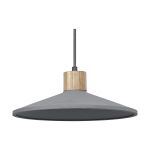 Ledvance Decor Beton/Stahl/Holz Pendelleuchte 320 Dunkel Grau | Geeignet für E27