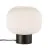 Nordlux Tischlampe Milford Glas Schwarz | Geeignet für 1x E27
