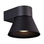 Nordlux Kyklop Applique Murale Aluminium Noir | Convient pour GU10