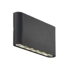Nordlux Kniver Applique Murale Aluminium Noir 8.5W 285lm - 830 Blanc Chaud
